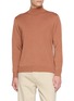 首图 - 点击放大 - J∞QUALITY  - Mock Neck Cashmere Silk Knit Sweater