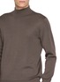  - J∞QUALITY  - Mock Neck Cashmere Silk Knit Sweater