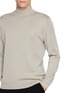  - J∞QUALITY  - Mock Neck Cashmere Silk Knit Sweater