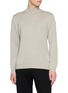 首图 - 点击放大 - J∞QUALITY  - Mock Neck Cashmere Silk Knit Sweater