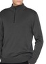  - J∞QUALITY  - Half-Zip Cashmere Silk Knit Sweater
