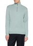 首图 - 点击放大 - J∞QUALITY  - Half-Zip Cashmere Silk Knit Sweater