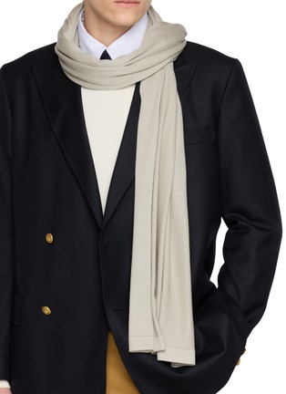 模特儿示范图 - 点击放大 - J∞QUALITY  - Large Knitted Stole