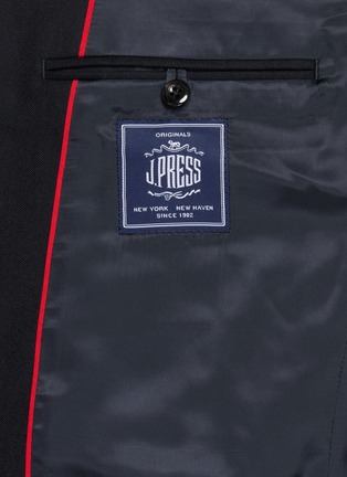  - J∞QUALITY  - Single Breasted Patch Pocket Wool Blazer