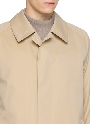  - J∞QUALITY  - Balmacaan Detachable Collar Long Coat