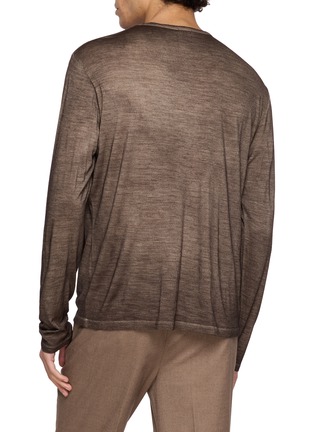 背面 - 点击放大 - J∞QUALITY  - Long Sleeve Wool T-shirt