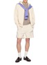 模特儿示范图 - 点击放大 - J∞QUALITY  - Eco Fusion Mid Weight Zip Hoodie
