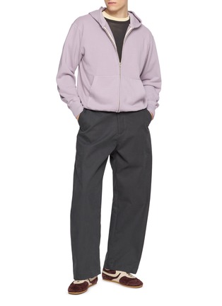 模特儿示范图 - 点击放大 - J∞QUALITY  - Eco Fusion Mid Weight Zip Hoodie
