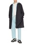模特儿示范图 - 点击放大 - J∞QUALITY  - Eco Fusion Mid Weight Zip Hoodie