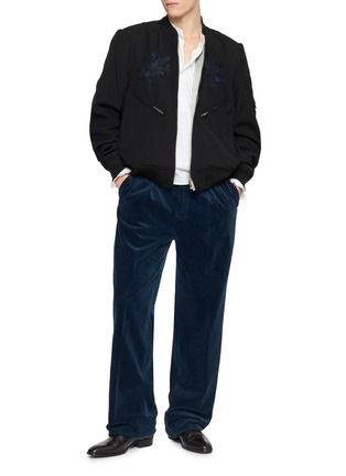 模特儿示范图 - 点击放大 - J∞QUALITY  - Embroidered Blouson Jacket