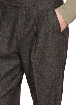  - J∞QUALITY  - Brushed Wool Tapered Trousers