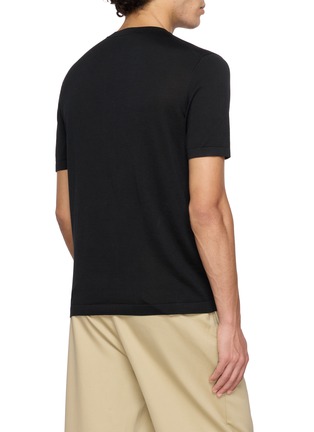 背面 - 点击放大 - RAY OF HOURS - Silk Cotton Short Sleeve T-Shirt