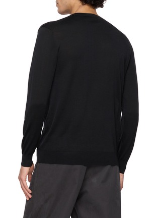 背面 - 点击放大 - RAY OF HOURS - Silk Cotton Long Sleeve T-Shirt