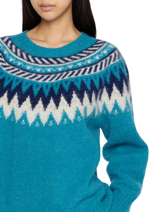  - HOWLIN' - Fair Isle Zig Zag Shetland Knit Sweater