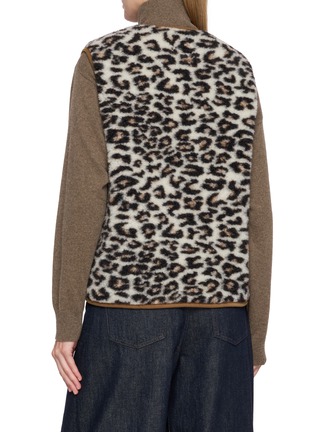 背面 - 点击放大 - COLDBREAKER - Pepitco Ultralight Leopard Fleece Gilet 