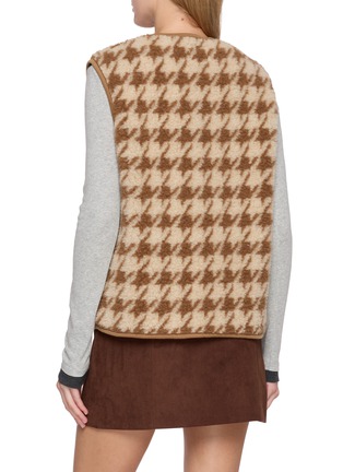 背面 - 点击放大 - COLDBREAKER - Pepitco Ultralight Houndstooth Fleece Gilet 