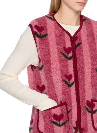  - COLDBREAKER - Pepitco Ultralight Flower Print Fleece Gilet 