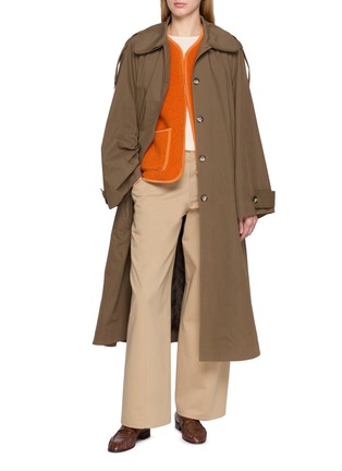 模特儿示范图 - 点击放大 - COLDBREAKER - Pepitco Ultralight Fleece Gilet 