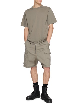 模特儿示范图 - 点击放大 - RICK OWENS - Brad Crewneck T-Shirt