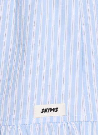  - SKIMS - COTTON POPLIN 褶裥饰短裤