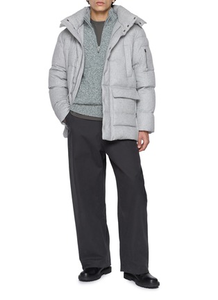 模特儿示范图 - 点击放大 - HERNO - Cashmere Silk Down Jacket