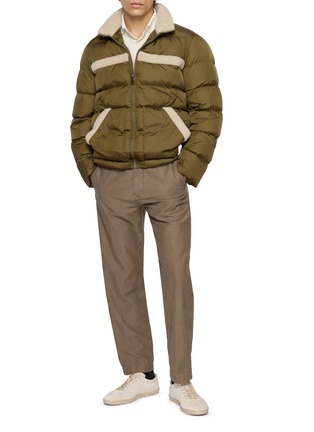 模特儿示范图 - 点击放大 - HERNO - Down Padded Mock Neck Jacket