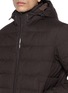 细节 - 点击放大 - HERNO - Hooded Wool Blend Down Jacket
