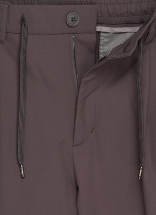  - HERNO - 松紧腰锥形休闲西裤