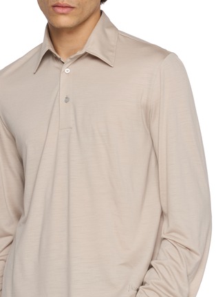  - HERNO - 翻领长袖 Polo 衫