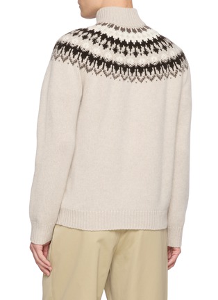 背面 - 点击放大 - ARCH4 - Mr Saint Gervais Turtleneck Zip Knit Cashmere Sweater