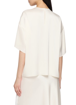背面 - 点击放大 - MS MIN - Relaxed Satin T-Shirt