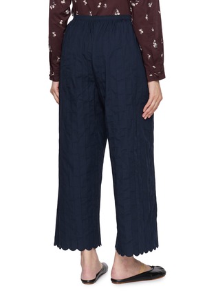 背面 - 点击放大 - MS MIN - Scalloped Elasticated Wide Leg Pants