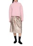 模特儿示范图 - 点击放大 - MS MIN - Relaxed Zip Up Sweater
