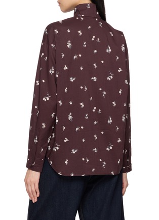 背面 - 点击放大 - MS MIN - Floral Print Frog Buttoned Shirt
