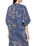 背面 - 点击放大 - MS MIN - Floral Print Butterfly Sleeve Denim Top