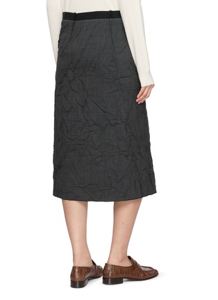 背面 - 点击放大 - MS MIN - Pleated Wrap Midi Skirt