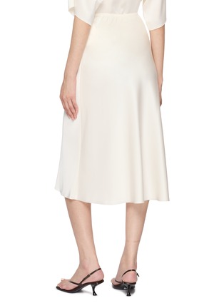 背面 - 点击放大 - MS MIN - Elasticated Waist Bias Cut Midi Skirt