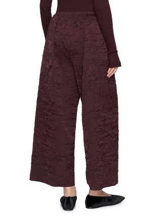 背面 - 点击放大 - MS MIN - Elasticated Waist Pleated Wide Leg Pants