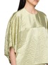  - MS MIN - Butterfly Sleeve Oversized Pleated Top