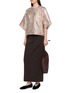 模特儿示范图 - 点击放大 - MS MIN - Butterfly Sleeve Oversized Top