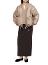 模特儿示范图 - 点击放大 - MS MIN - Open Front Down Jacket