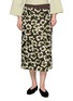 首图 - 点击放大 - MS MIN - Floral Print Wrap Midi Skirt