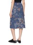 背面 - 点击放大 - MS MIN - Floral Print Wrap Skirt