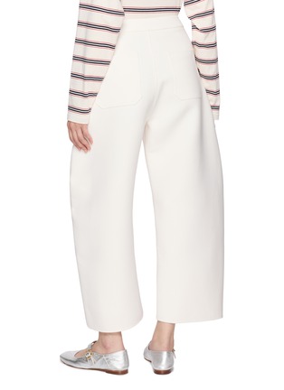背面 - 点击放大 - MS MIN - Double Faced Barrel Leg Pants