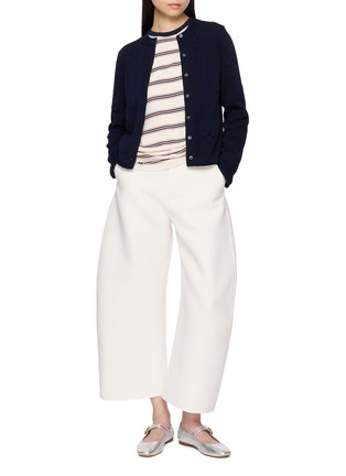模特儿示范图 - 点击放大 - MS MIN - Double Faced Barrel Leg Pants