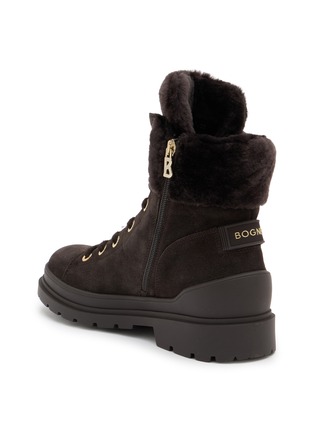  - BOGNER SHOES - ST. MORITZ 系带毛绒厚底靴