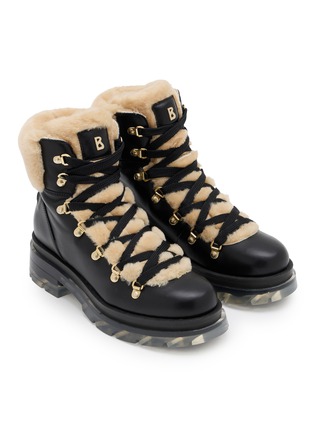 细节 - 点击放大 - BOGNER SHOES - SWANSEA 编织带厚底雪地靴
