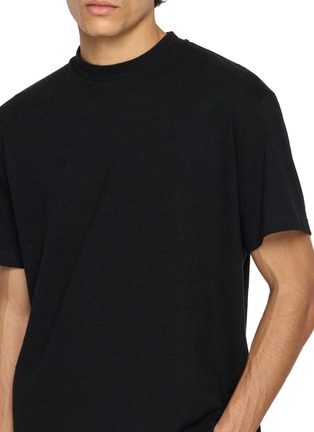  - THE ROW - Madoc Ribbed Crewneck Cotton Jersey T-Shirt
