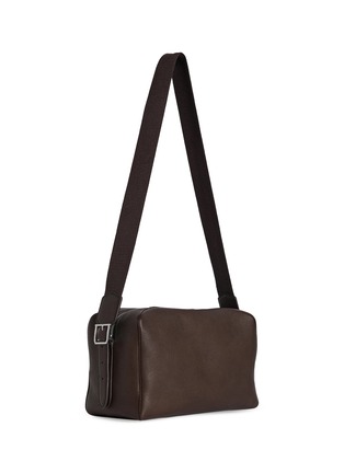 模特儿示范图 - 点击放大 - THE ROW - Jerome Leather Shoulder Bag