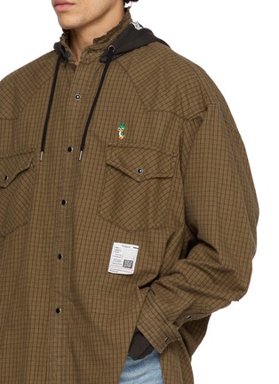  - MIHARA YASUHIRO - Layered Hoodie Detail Shirt
